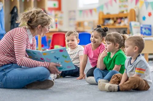 Child learning through meaningful play at Kinder Grove Learning Centre