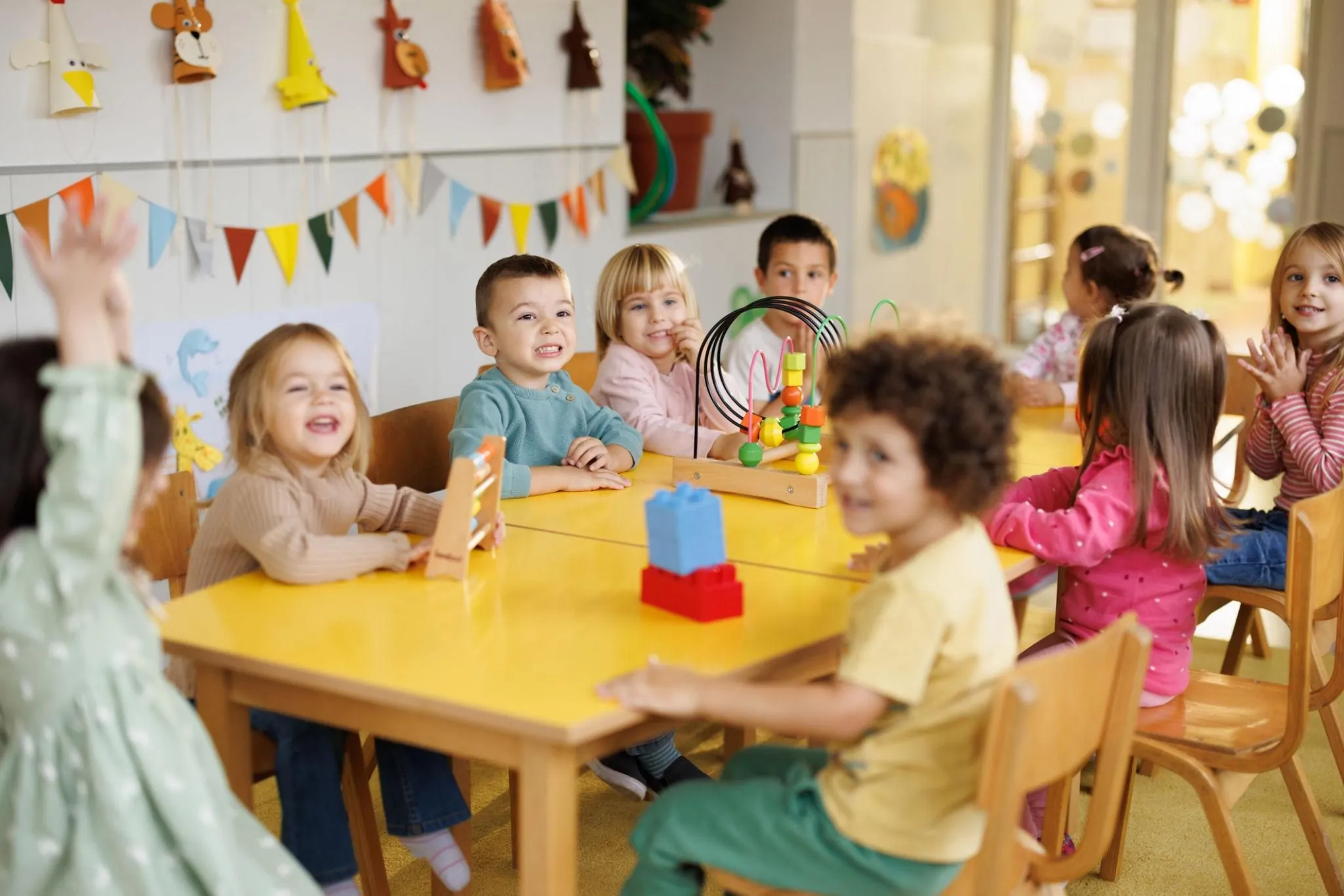 Toddler child care program at Kinder Grove in Toronto
